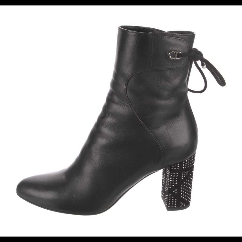 Christian Dior Stellar ankle booties studded heel size 35.5 UK/ US 5.5